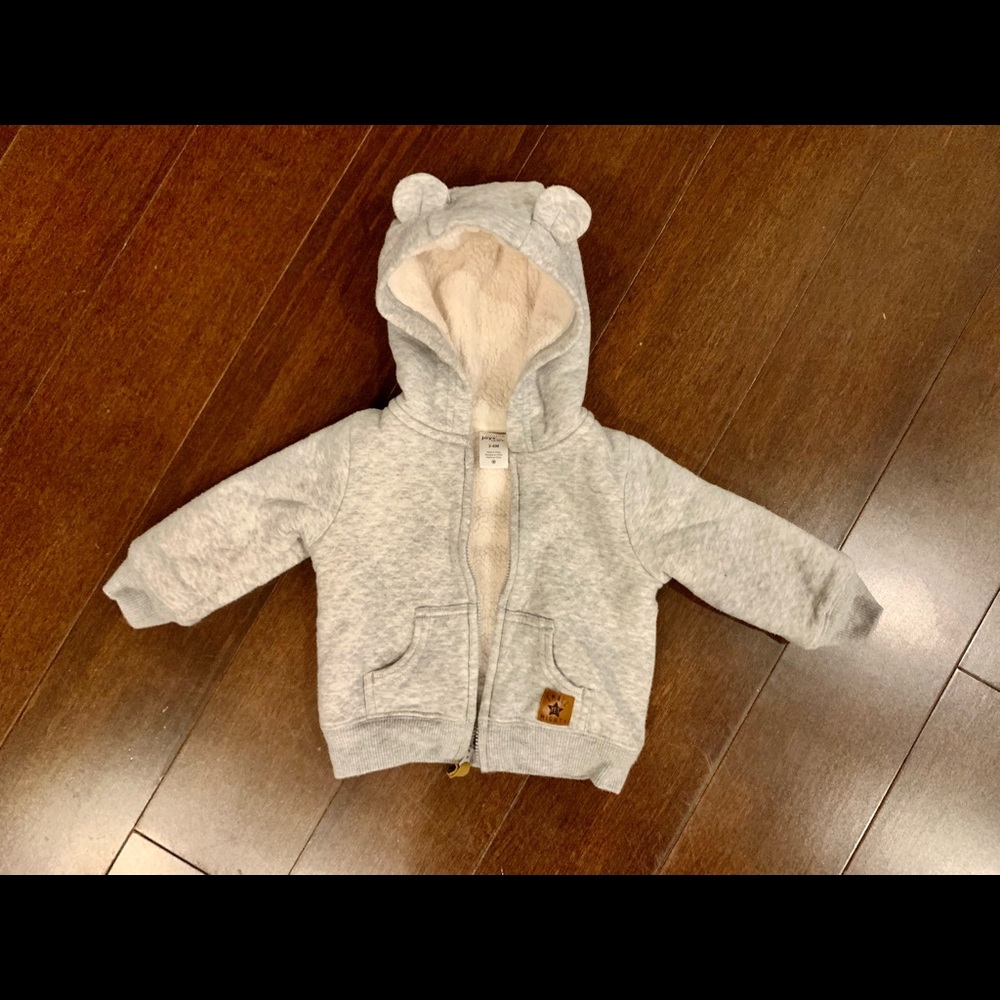 Carter’s cozy bear fleece jacket 3M-6M